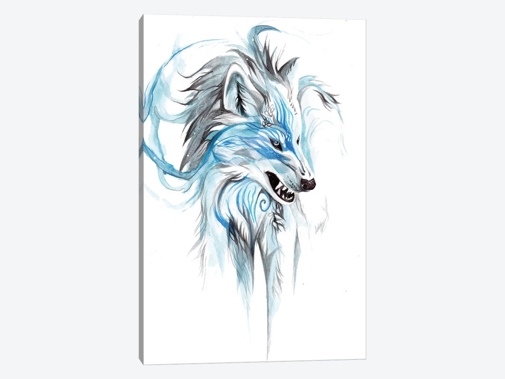 Season Wolf - Winter by Katy Lipscomb 1-piece Art Print