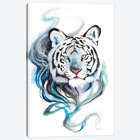 Smokey Tiger Canvas Print #KLI133} by Katy Lipscomb Canvas Print