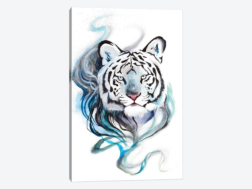 Smokey Tiger by Katy Lipscomb 1-piece Canvas Wall Art