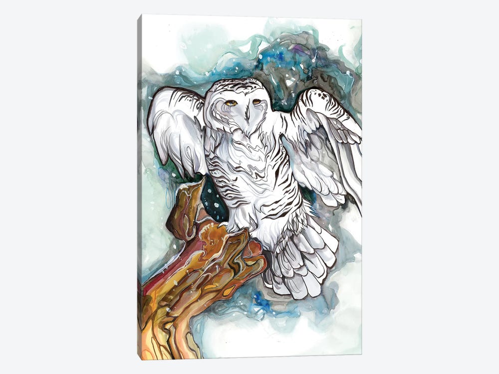 Snowy Owl by Katy Lipscomb 1-piece Canvas Artwork