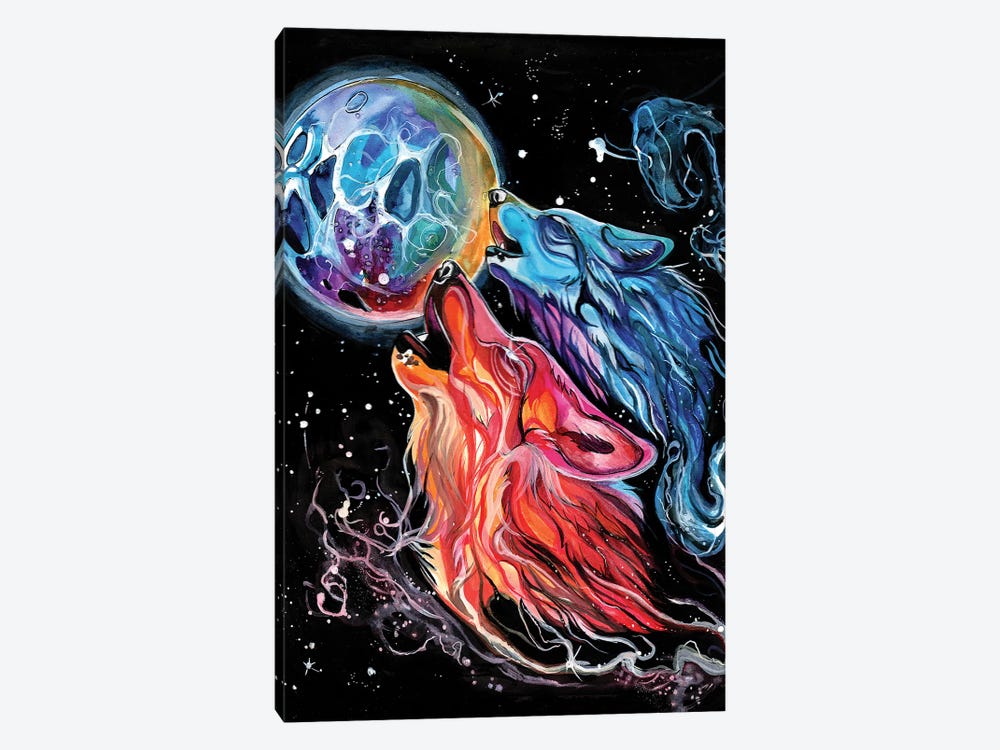 Space Howl by Katy Lipscomb 1-piece Canvas Artwork