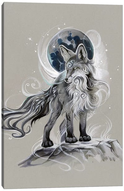 Spirit Fox Canvas Art Print - Katy Lipscomb