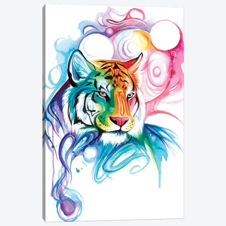 Tiger Spirit Canvas Print #KLI147} by Katy Lipscomb Canvas Print