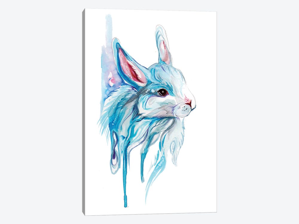 Winter Bunny by Katy Lipscomb 1-piece Canvas Artwork