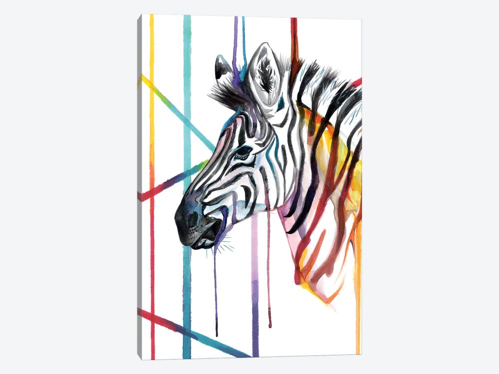 Zebra by Katy Lipscomb 1-piece Art Print
