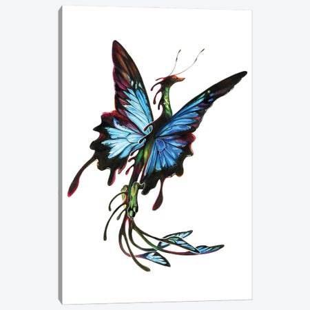 Butterfly Dragon Canvas Print #KLI161} by Katy Lipscomb Canvas Wall Art
