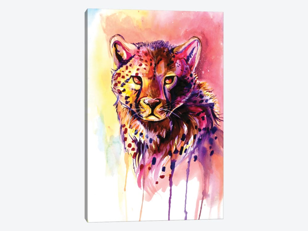 Cheetah by Katy Lipscomb 1-piece Canvas Print
