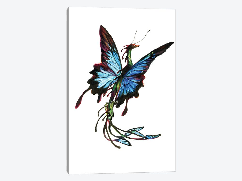 Ulysses Butterfly Dragon by Katy Lipscomb 1-piece Canvas Print