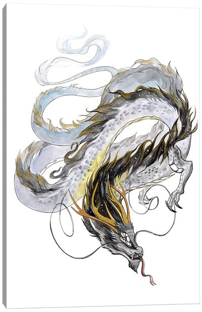 Galaxy Spirit Dragon II Canvas Art Print - Katy Lipscomb