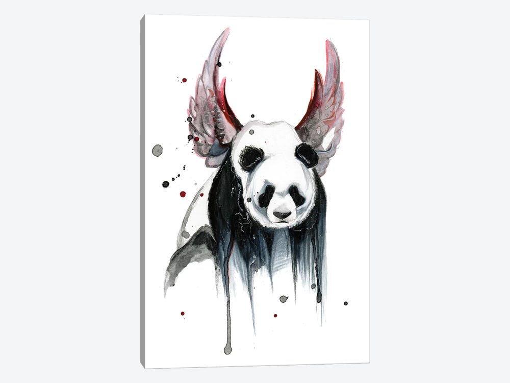 Disappearing Panda I by Katy Lipscomb 1-piece Art Print