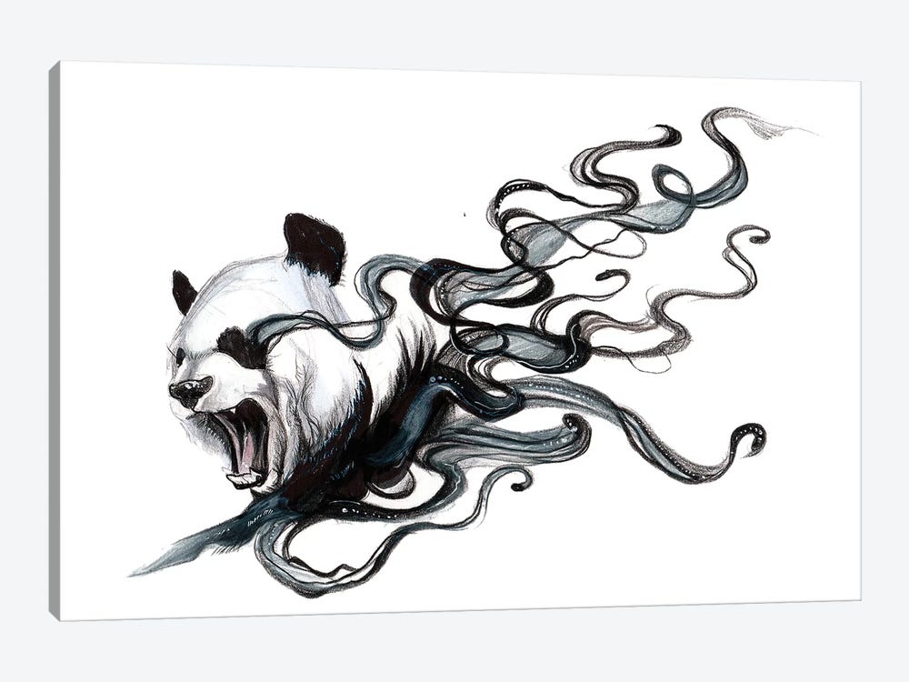 Disappearing Panda II by Katy Lipscomb 1-piece Canvas Art