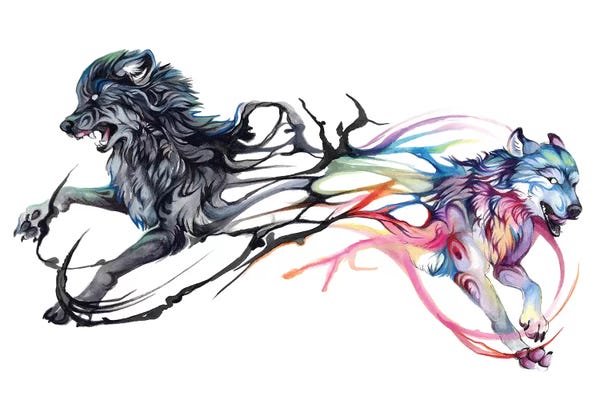 Wolves: Double-Wolf by Katy Lipscomb