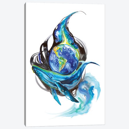 Earth Day Canvas Print #KLI37} by Katy Lipscomb Canvas Art Print
