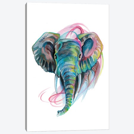 Elephant III Canvas Print #KLI39} by Katy Lipscomb Canvas Art