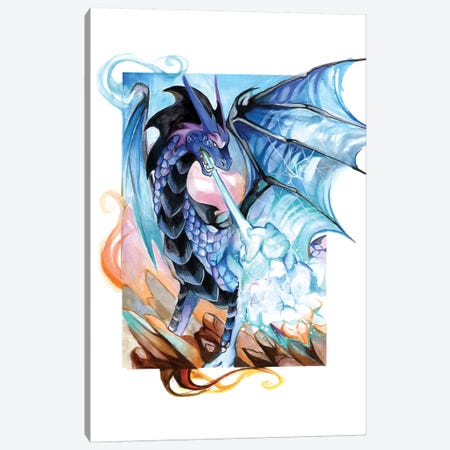 Fantasy Dragon Canvas Print #KLI43} by Katy Lipscomb Canvas Print