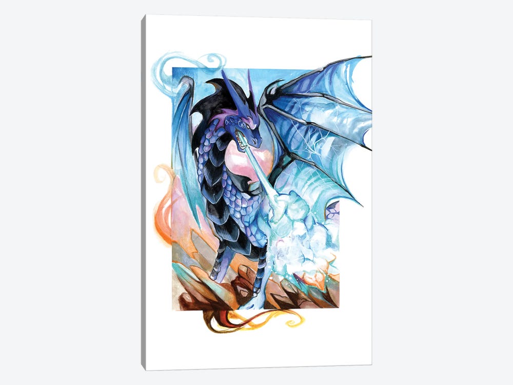 Fantasy Dragon by Katy Lipscomb 1-piece Canvas Artwork