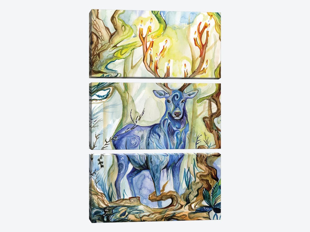 Forest Spirit by Katy Lipscomb 3-piece Canvas Wall Art