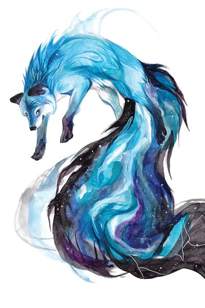Foxes: Galaxy Fox by Katy Lipscomb