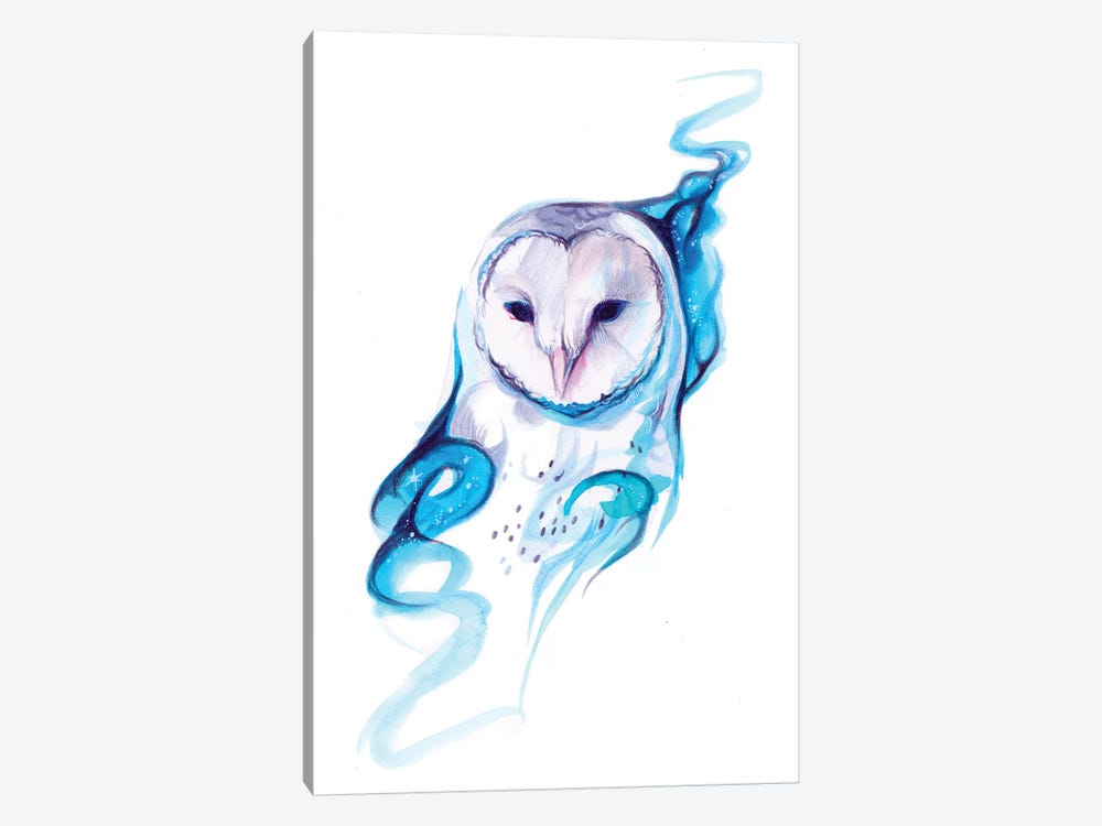 Galaxy Owl by Katy Lipscomb 1-piece Canvas Art