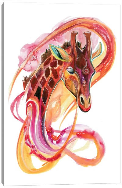 Giraffe I Canvas Art Print - Katy Lipscomb