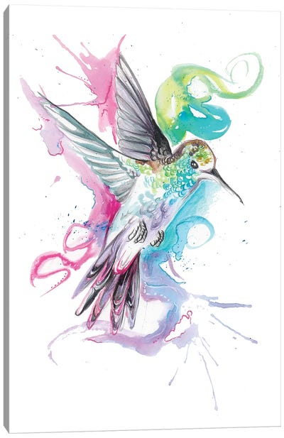 Hummingbird Canvas Art Print - Hummingbird Art