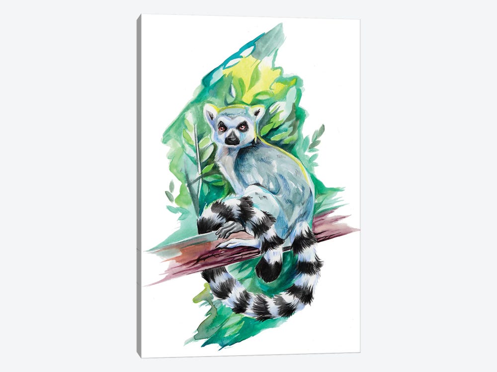 Lemur by Katy Lipscomb 1-piece Canvas Artwork