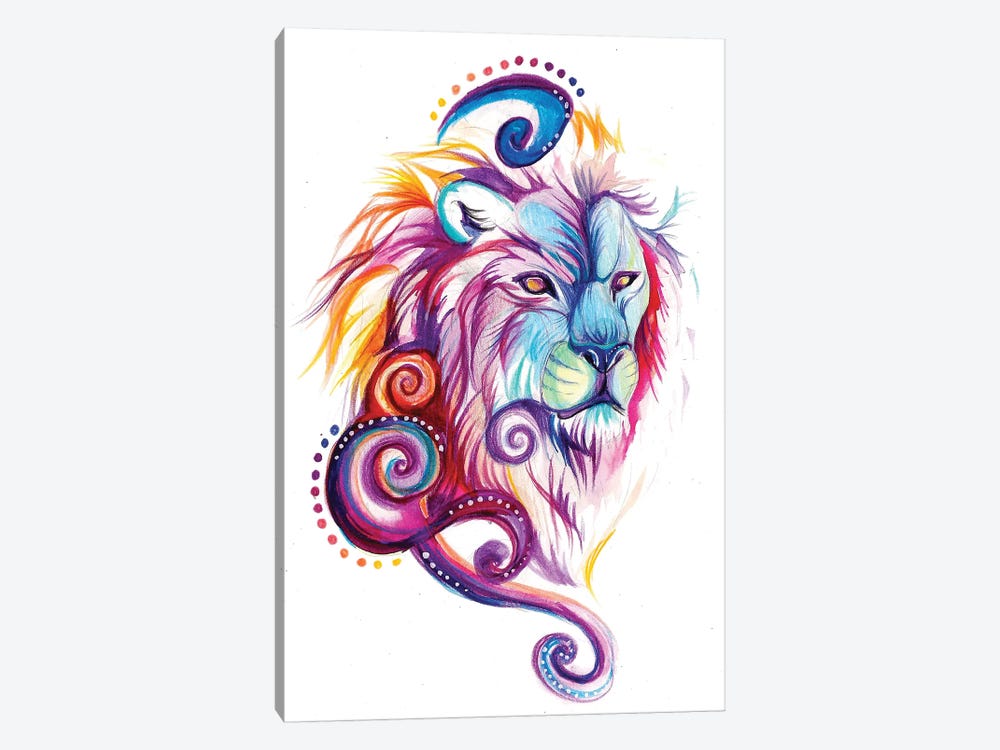 Lion-Design by Katy Lipscomb 1-piece Canvas Artwork