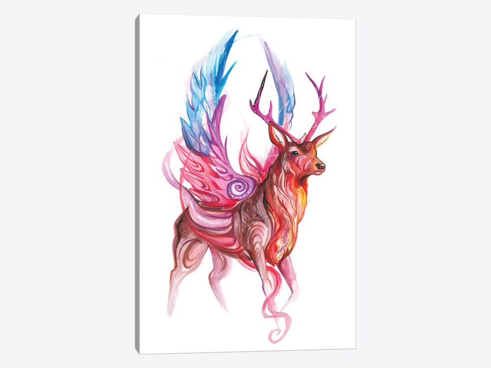 Magic Stag by Katy Lipscomb 1-piece Canvas Art Print