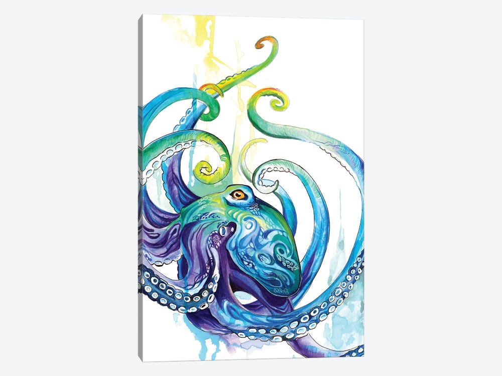 Octopus by Katy Lipscomb 1-piece Canvas Print