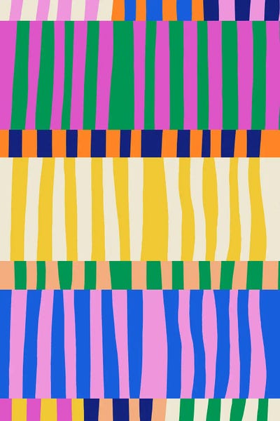 Karolina Kling: Stripy Stripe -Bright by Karolina Kling