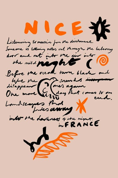 Karolina Kling: Summer In Nice -Beige by Karolina Kling