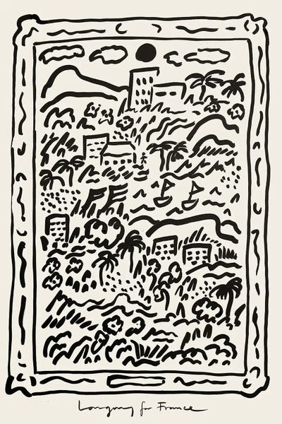 Furniture: South Of France -Black by Karolina Kling