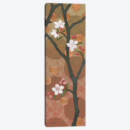 Cherry Blossoms Panel II Crop Canvas Print #KLV28} by Kathrine Lovell Canvas Art