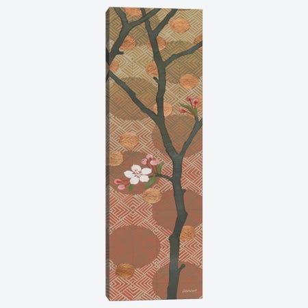 Cherry Blossoms Panel II One Blossom Canvas Print #KLV29} by Kathrine Lovell Canvas Wall Art