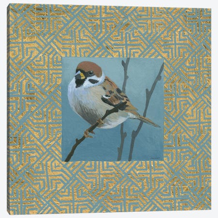 The Sparrow Canvas Print #KLV34} by Kathrine Lovell Canvas Wall Art