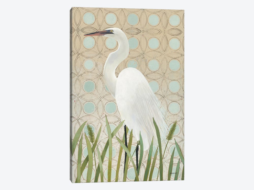 Free as a Bird Egret by Kathrine Lovell 1-piece Canvas Art Print