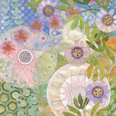 Whimsical Garden IV by Kathrine Lovell art print