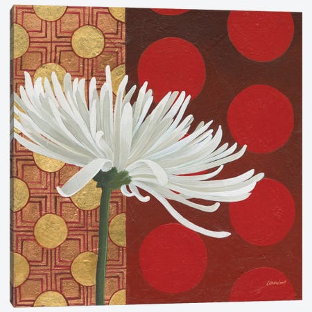 Morning Chrysanthemum I Canvas Print #KLV7} by Kathrine Lovell Canvas Artwork