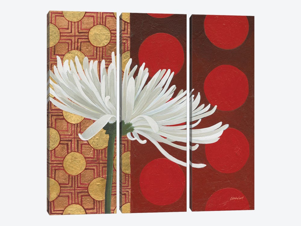 Morning Chrysanthemum I by Kathrine Lovell 3-piece Art Print