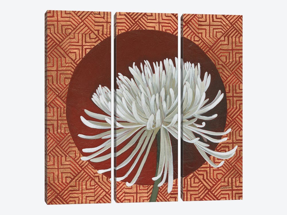 Morning Chrysanthemum III by Kathrine Lovell 3-piece Art Print