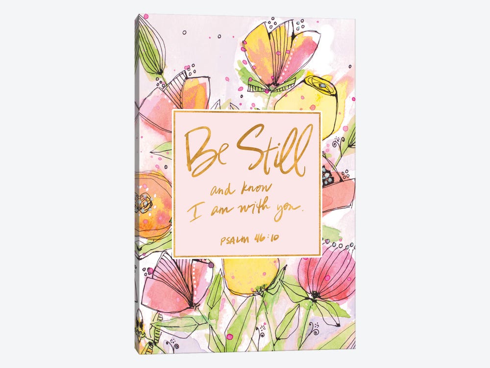 Be Still Spring Blooms by Krinlox 1-piece Canvas Art Print