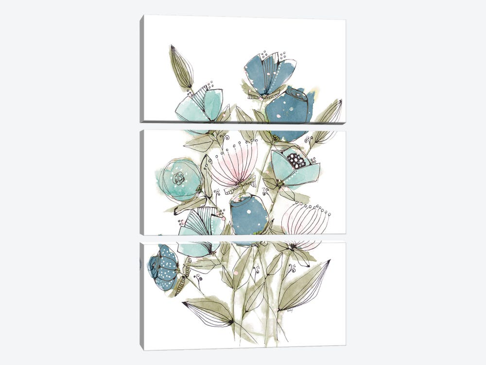 Blooming Spring II by Krinlox 3-piece Art Print