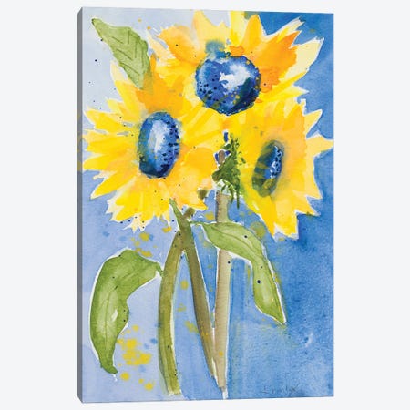 Sunflowers Canvas Print #KLX47} by Krinlox Canvas Print