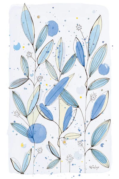 Botanical Stamp II by Krinlox multi panel art