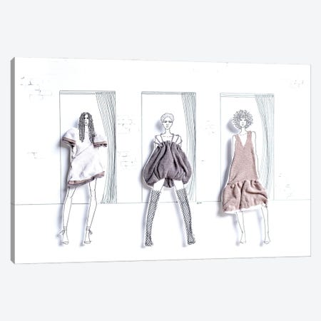 Fitting Room Selfies Canvas Print #KLY10} by Kelly Lottahall Canvas Art