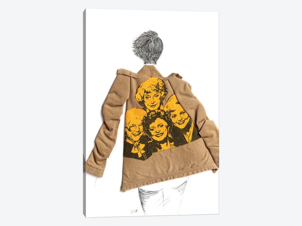 Golden Girls Trench by Kelly Lottahall 1-piece Art Print