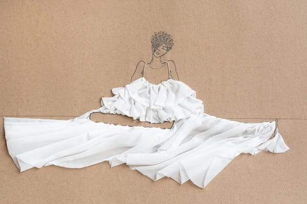 Artful Arrangements: Sitting Parachutes I by Kelly Lottahall