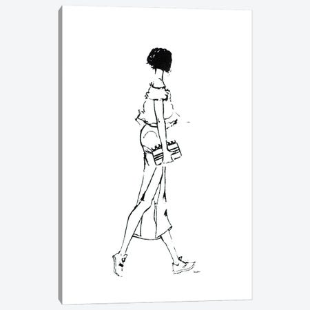 Walking Girl II Canvas Print #KLY35} by Kelly Lottahall Art Print