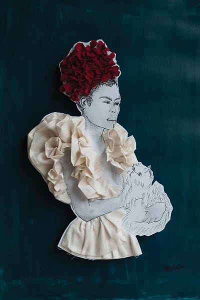 Aamito Lagum By Richard Phibbs Harper's Bazaar Uk April 2019 Rendition Print by Kelly Lottahall canvas print