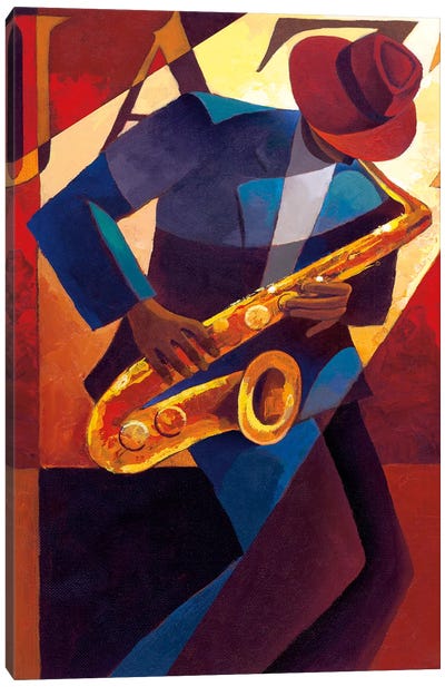 Bebop Canvas Art Print - Jazz Music